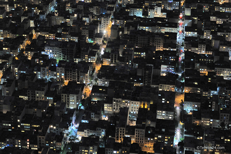 Tehran at night