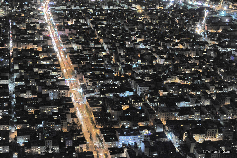 Tehran at night